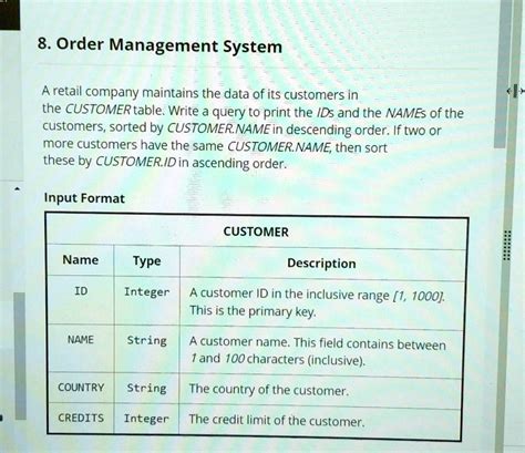 ProductReview <b>table</b>. . A company maintains the data of its customers in the customer table write a query to print the ids